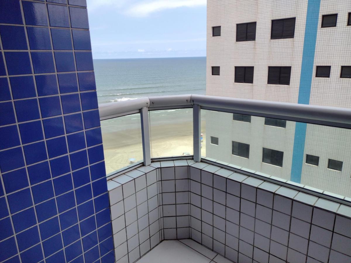 Belo Apartamento Com Vistas Para O Mar - Pe Na Areia - Churrasqueira Na Varanda Praia Grande  Zewnętrze zdjęcie