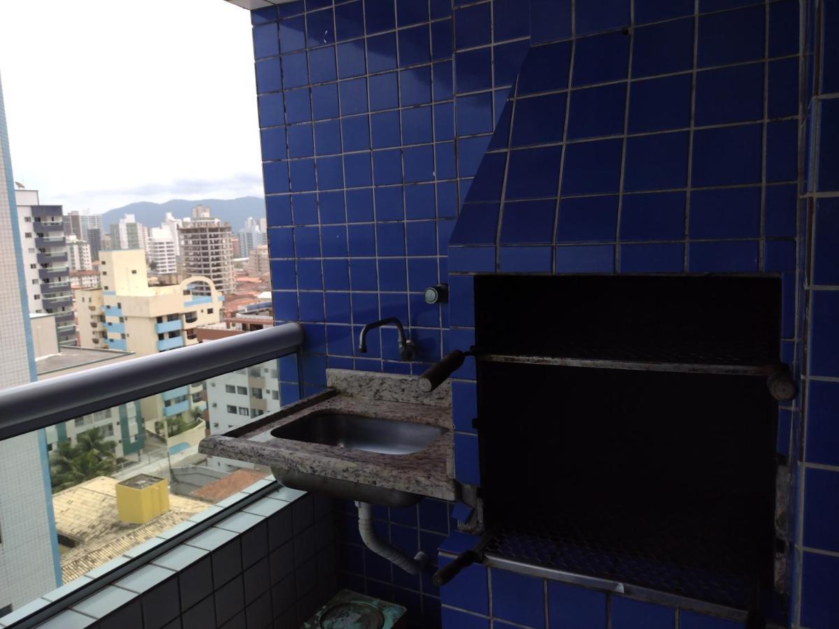 Belo Apartamento Com Vistas Para O Mar - Pe Na Areia - Churrasqueira Na Varanda Praia Grande  Zewnętrze zdjęcie