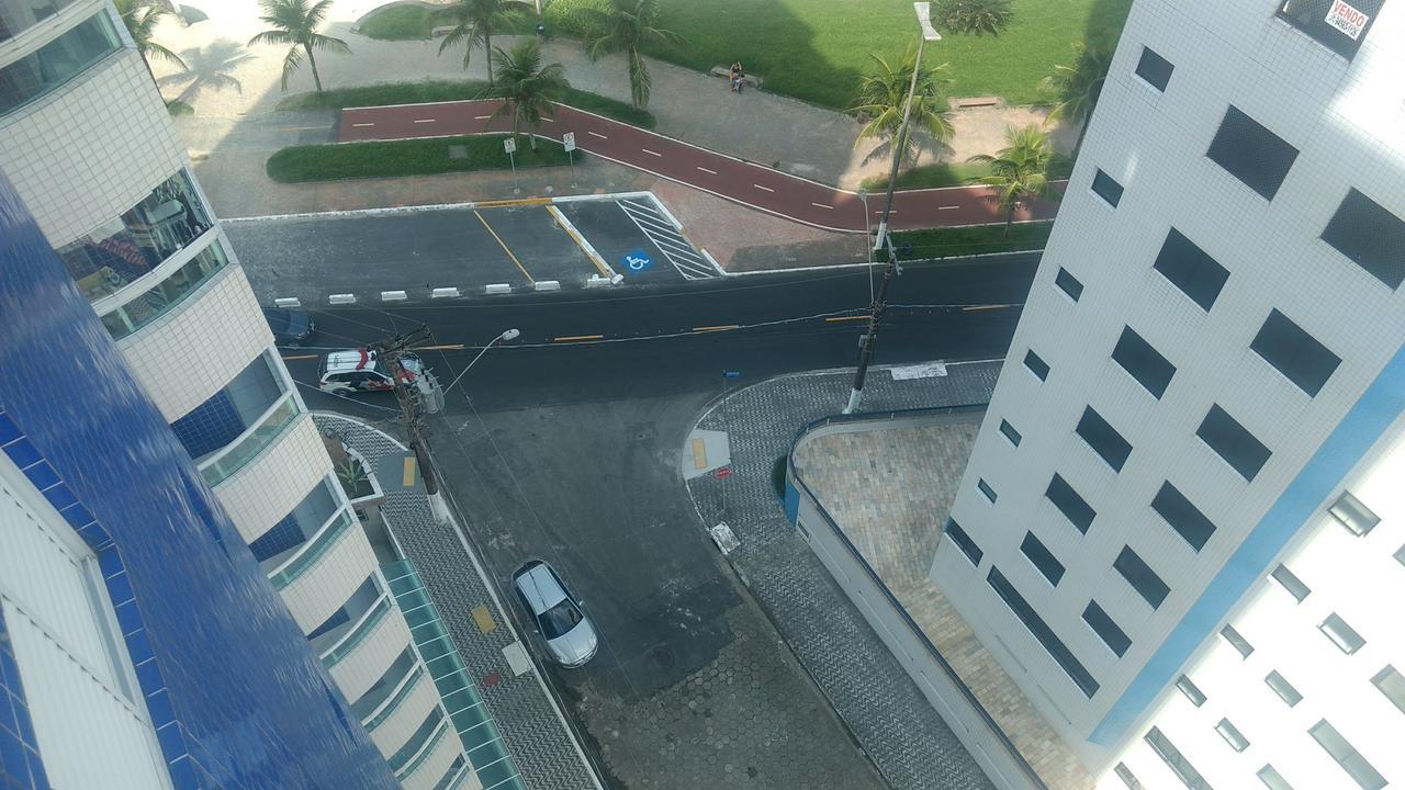 Belo Apartamento Com Vistas Para O Mar - Pe Na Areia - Churrasqueira Na Varanda Praia Grande  Zewnętrze zdjęcie